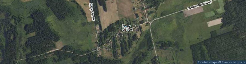 Zdjęcie satelitarne Nowy Ostrów ul.